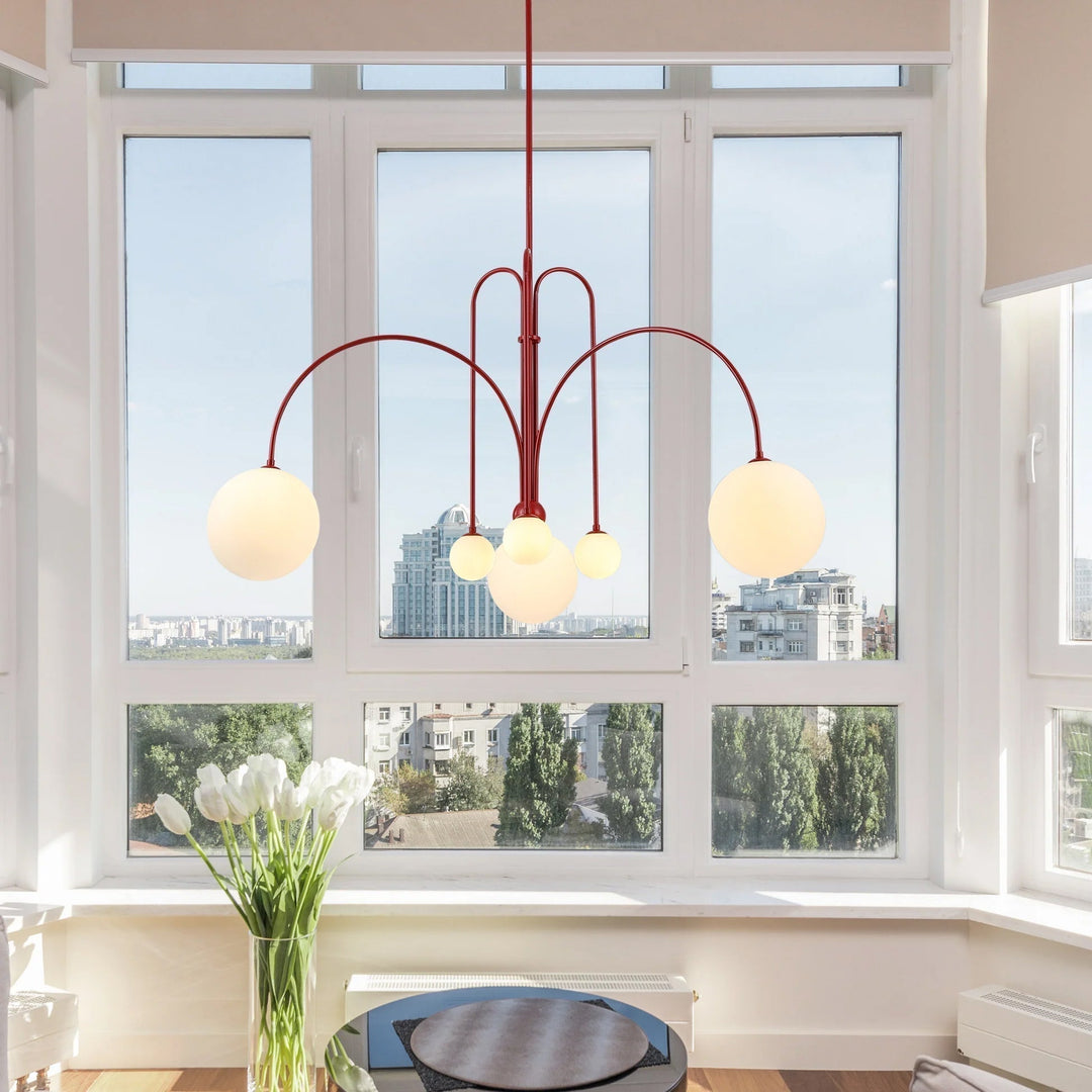 Nowoczesna lampa wisząca sufitowa, eleganckie oświetlenie dekoracyjne do salonu i jadalni.