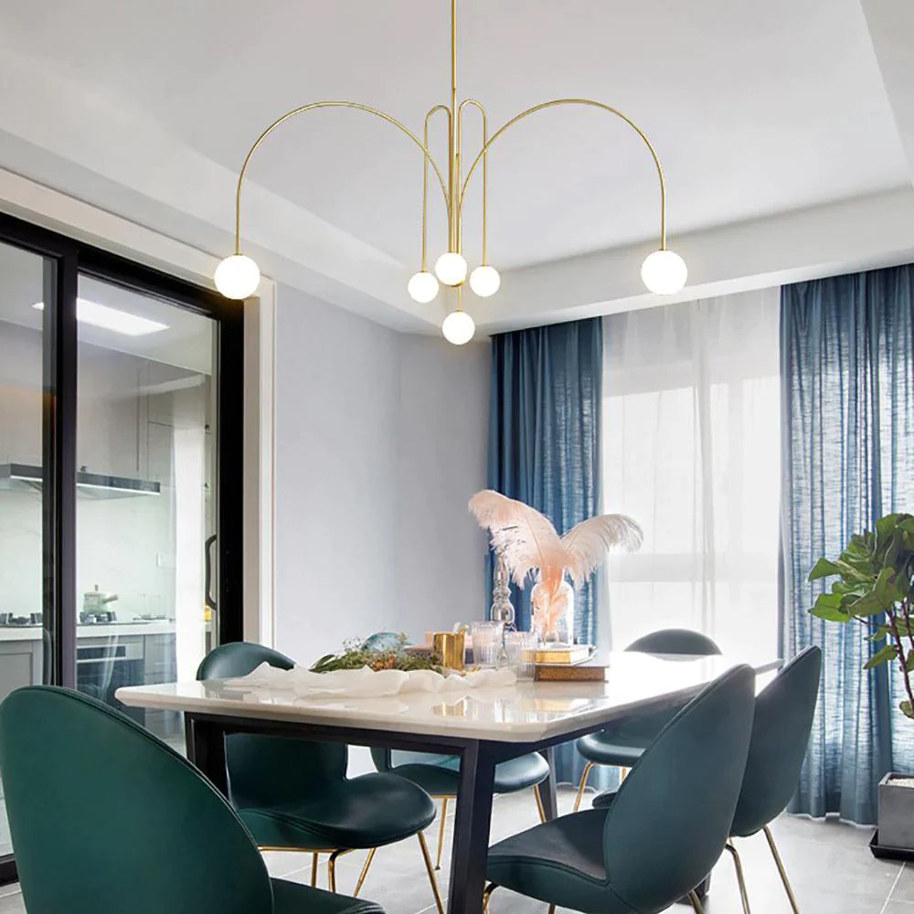 Elegancka lampa wisząca, nowoczesne oświetlenie sufitowe do salonu, jadalni i sypialni.