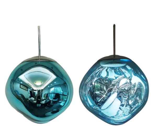 Nowoczesne oświetlenie sufitowe ze szkła, lampa wisząca do salonu i jadalni. Minimalistyczny design.