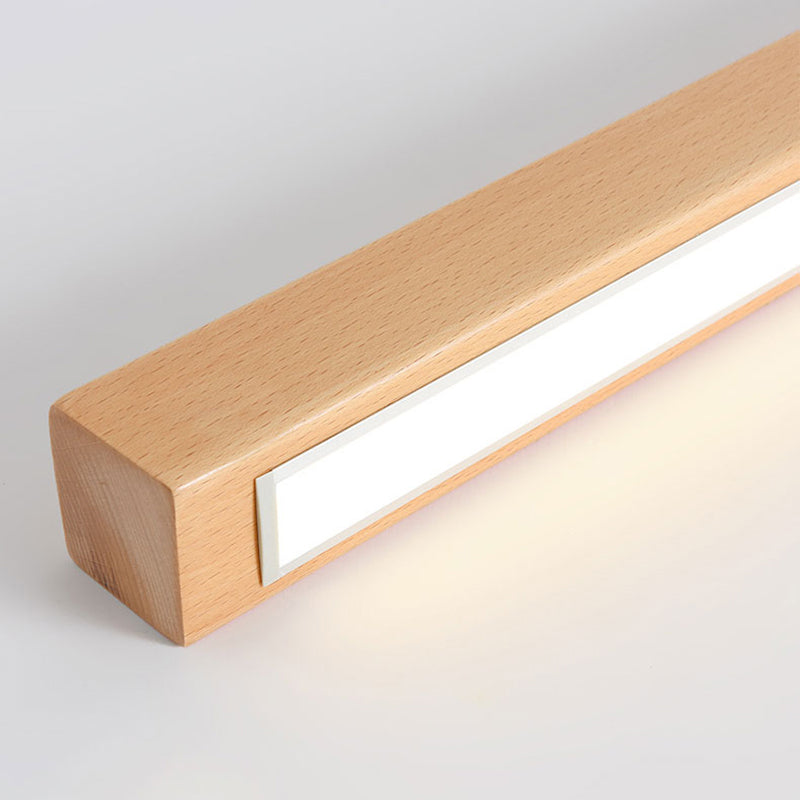 Designerska lampa sufitowa LED liniowa, z efektem floating, regulacja barwy światła.