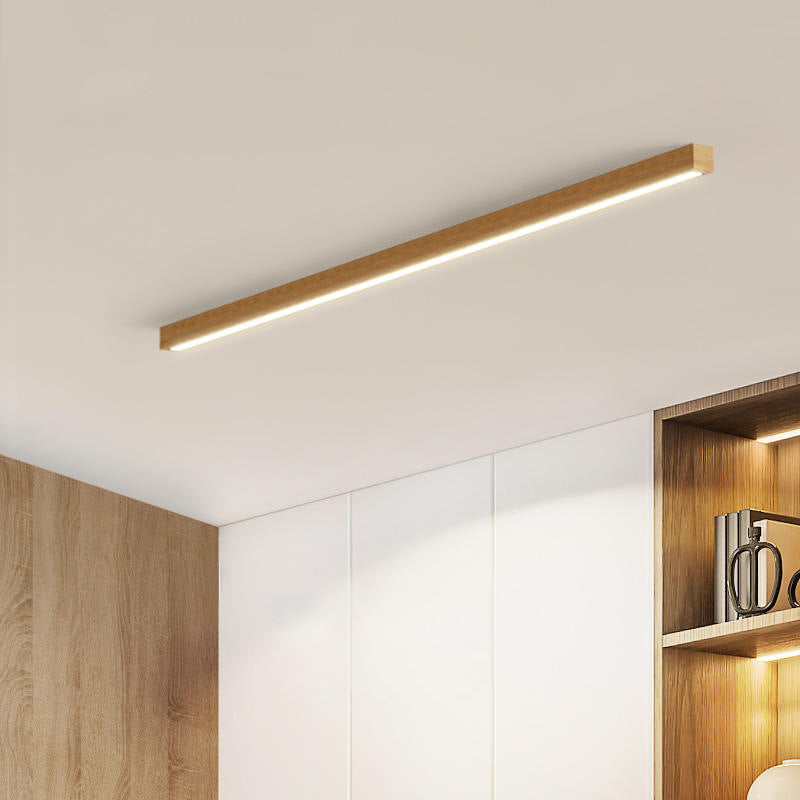 Lampa LED sufitowa, liniowa, minimalistyczna, z regulacją barwy, do nowoczesnych wnętrz.