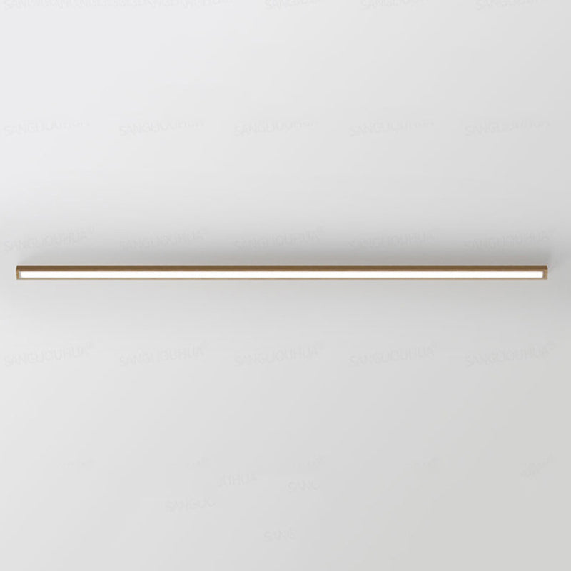 Lampa sufitowa LED liniowa, czarna/biała, z pilotem do regulacji barwy światła, do salonu.