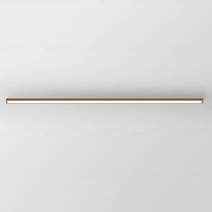 Lampa sufitowa LED liniowa, czarna/biała, z pilotem do regulacji barwy światła, do salonu.