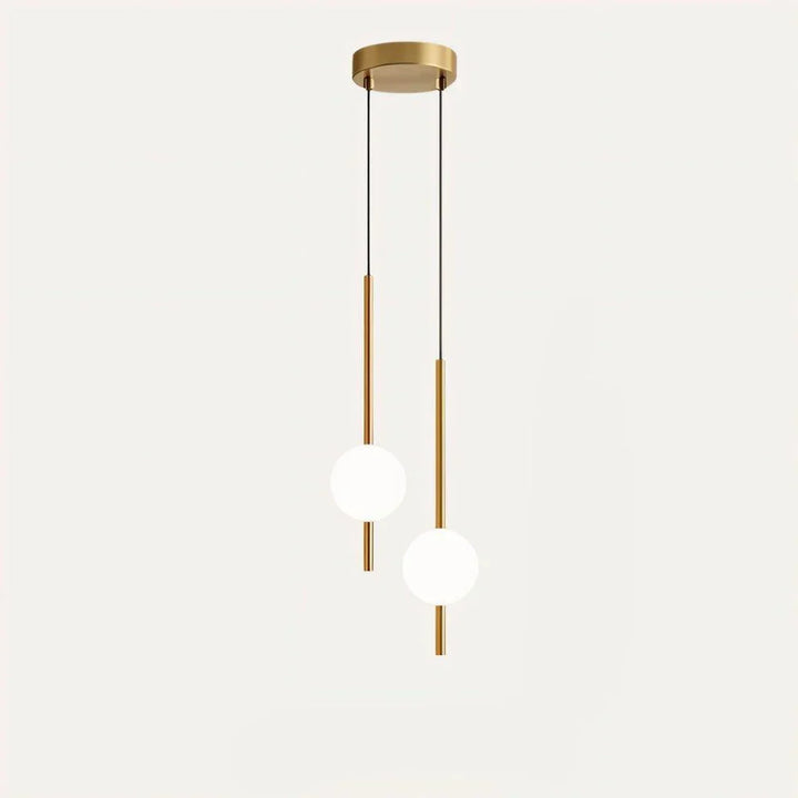 Nowoczesna nordycka okrągła lampa wisząca LED. Designerskie oświetlenie do wnętrz, idealne do salonu.