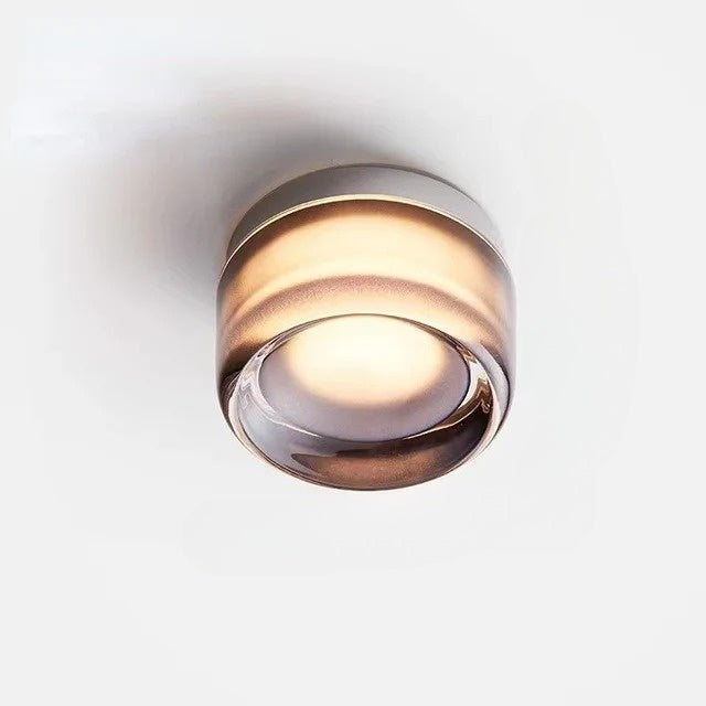 Nowoczesna lampa ścienna LED, okrągła. Designerskie oświetlenie dekoracyjne wnętrz.
