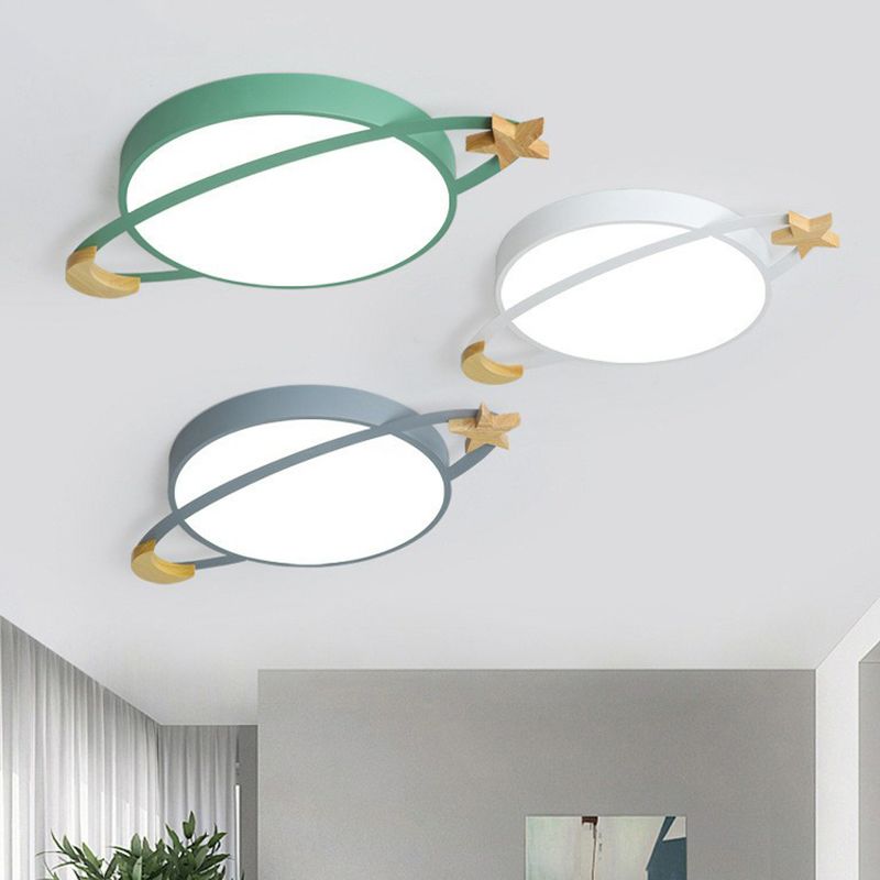 Lampa LED sufitowa okrągła, ściemnialna, tworząca niesamowitą atmosferę w salonie lub sypialni.