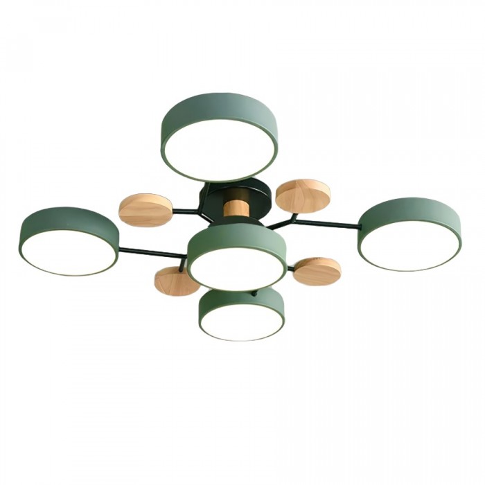 Nowoczesne oświetlenie LED, lampa sufitowa, metalowa, akrylowa, do eleganckich wnętrz.