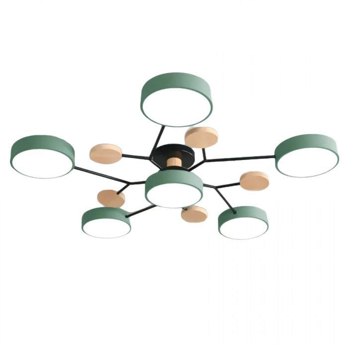 Designerska lampa sufitowa LED, z delikatnymi liniami, oświetlenie do wnętrz.