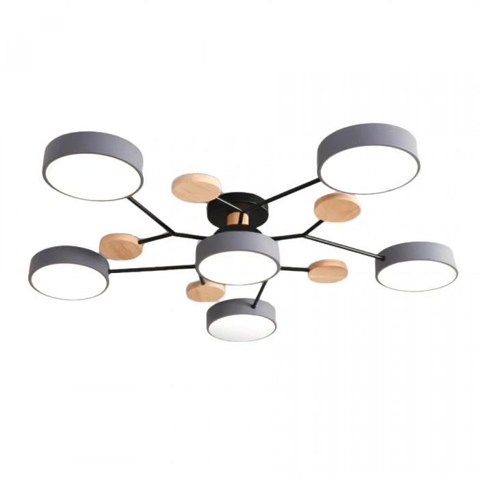 Lampa sufitowa LED, organiczny kształt, do nowoczesnych wnętrz, domu, sypialni.