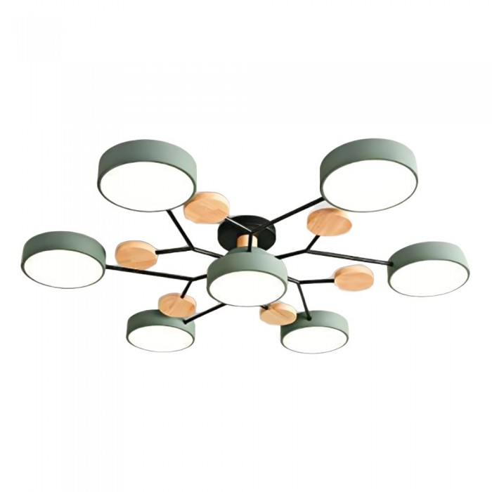 Nowoczesna lampa LED, okrągła, sufitowa, z delikatnym wzorem, do każdego pomieszczenia.