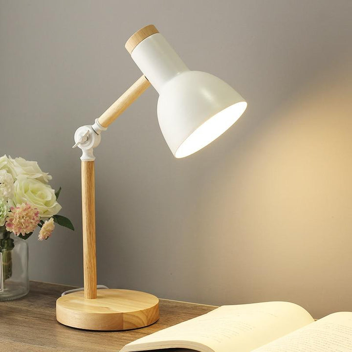 Nowoczesna nordycka lampa stołowa. Regulowane oświetlenie, minimalistyczny design do każdego wnętrza.