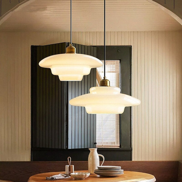 Lampa sufitowa nowoczesna. Regulowana lampa wisząca ze szkła do salonu i jadalni.