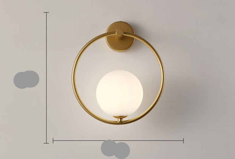 Kinkiet LED z ciepłym światłem. Nowoczesna skandynawska lampa ścienna do sypialni i salonu, minimalistyczny design.