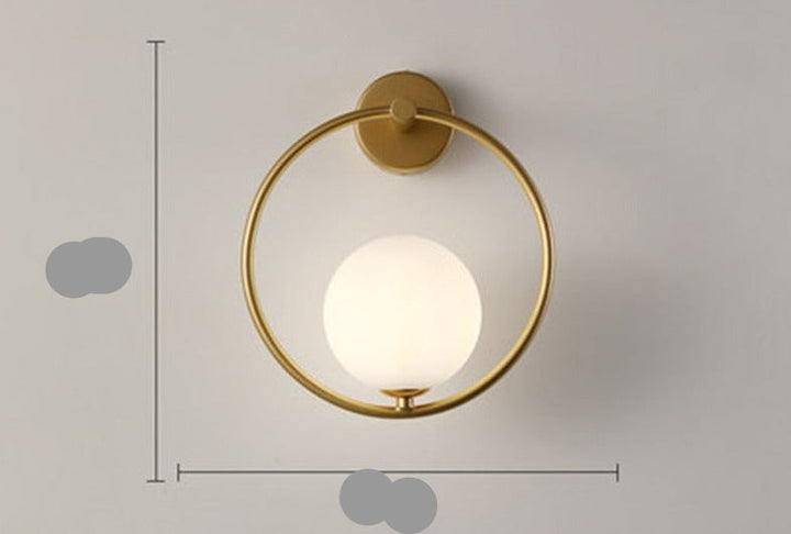 Kinkiet LED z ciepłym światłem. Nowoczesna skandynawska lampa ścienna do sypialni i salonu, minimalistyczny design.