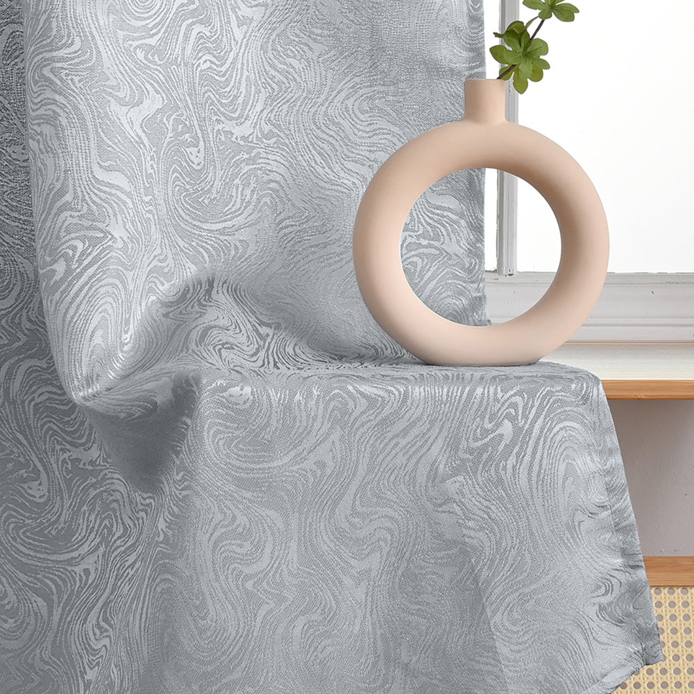 Nowoczesne zasłony zaciemniające Modern Texture do salonu, sypialni. Stylowa dekoracja okna, pełna prywatność.