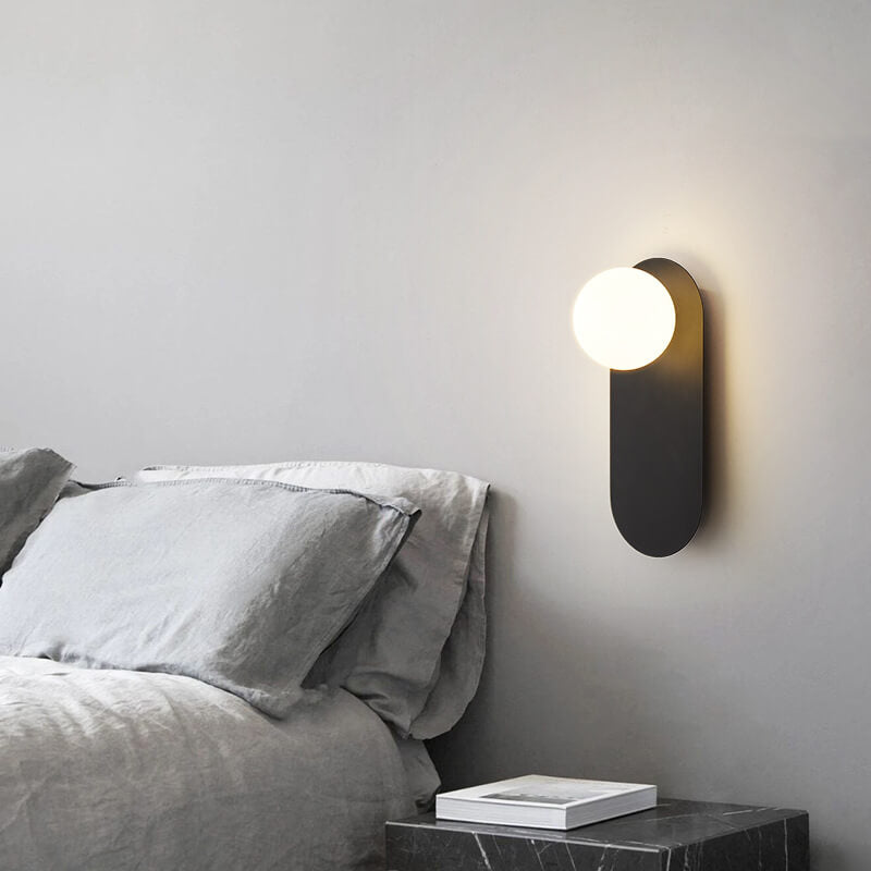 Lampa ścienna LED, pierścieniowy kinkiet, energooszczędne oświetlenie do sypialni.