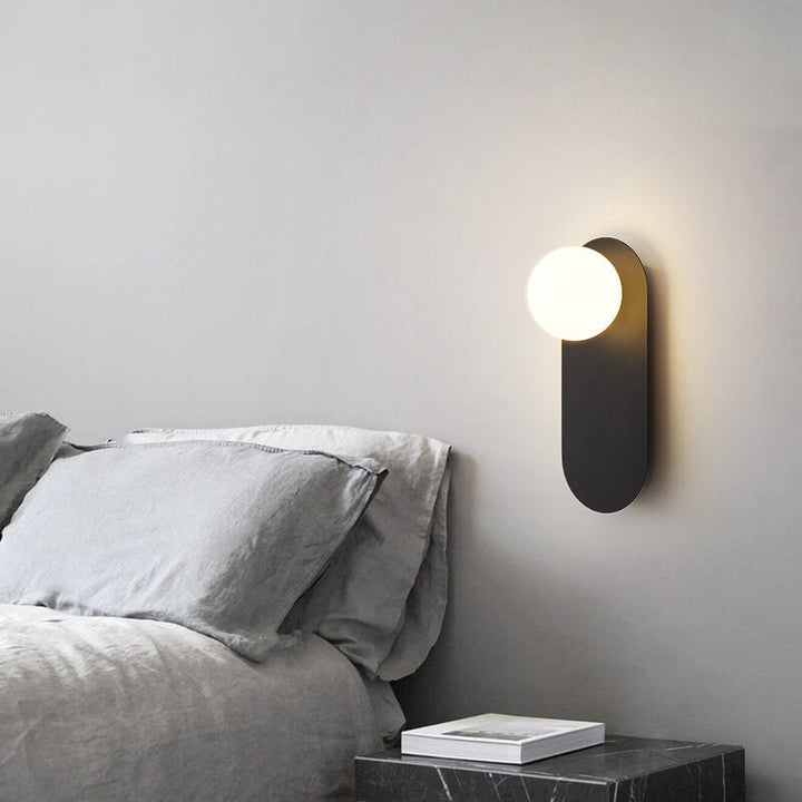 Lampa ścienna LED, pierścieniowy kinkiet, energooszczędne oświetlenie do sypialni.