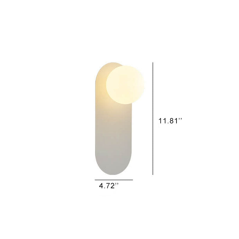 Nowoczesna lampa ścienna LED, pierścieniowy design, idealna do salonu, sypialni, korytarza.