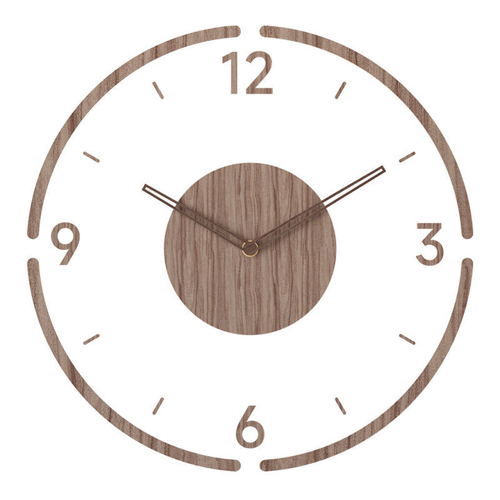 Elegancki zegar ścienny nordycki, minimalistyczny design. Idealny akcent dekoracyjny do nowoczesnego wnętrza.