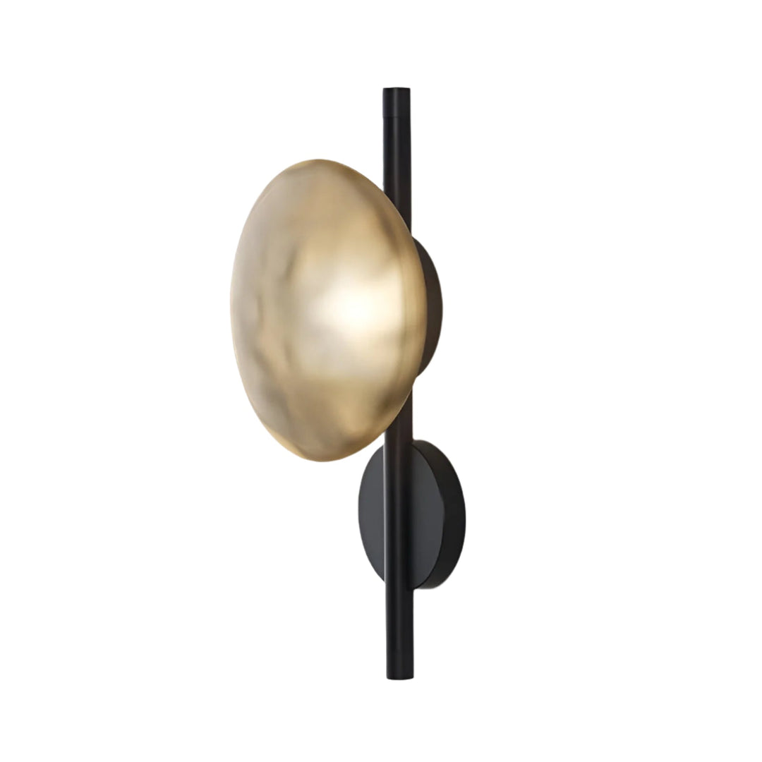 Lampa ścienna LED okrągła, teksturowana, skandynawski styl, do salonu.