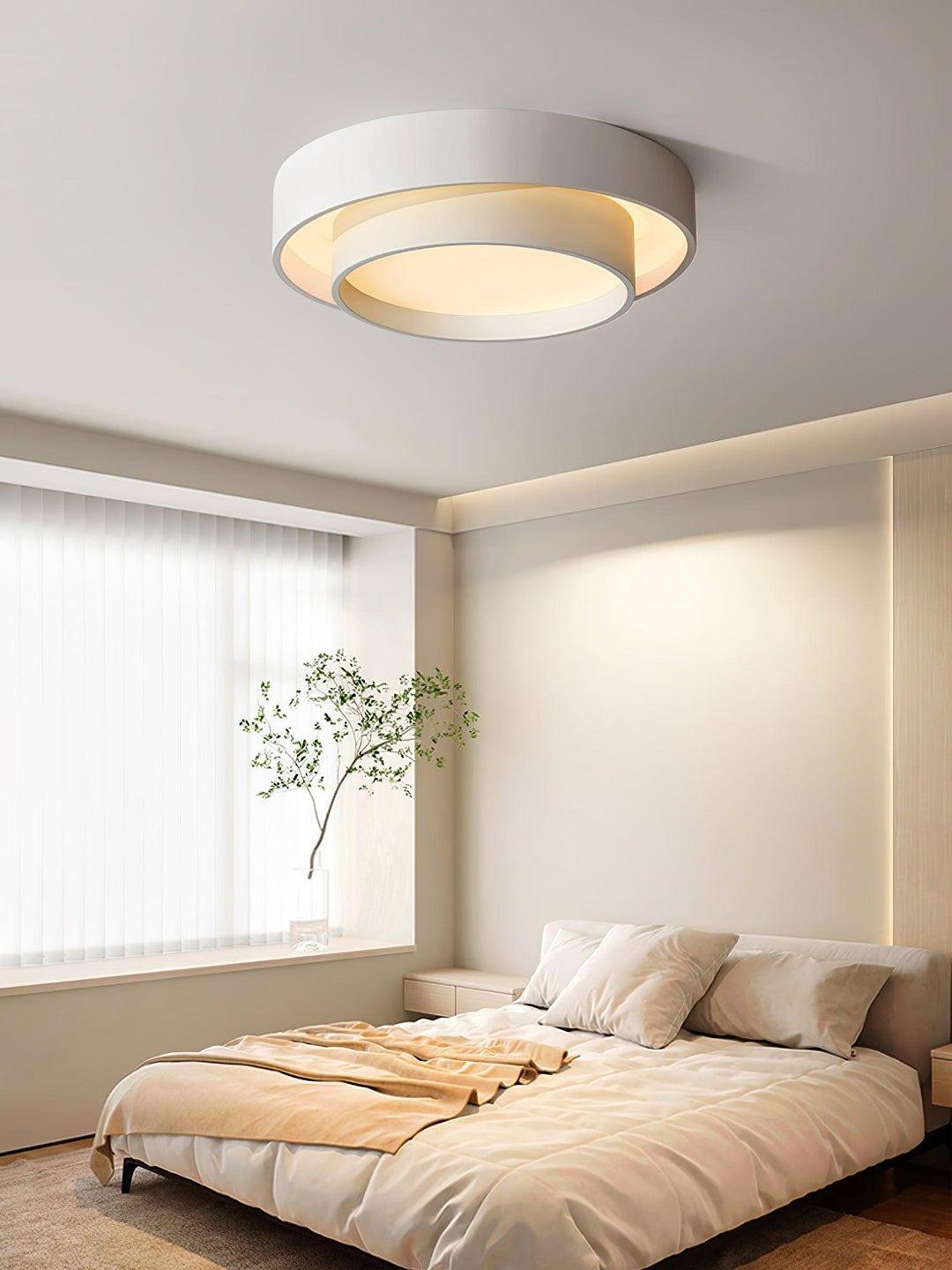 Plafon LED, energooszczędna lampa sufitowa z regulacją jasności do nowoczesnych wnętrz.