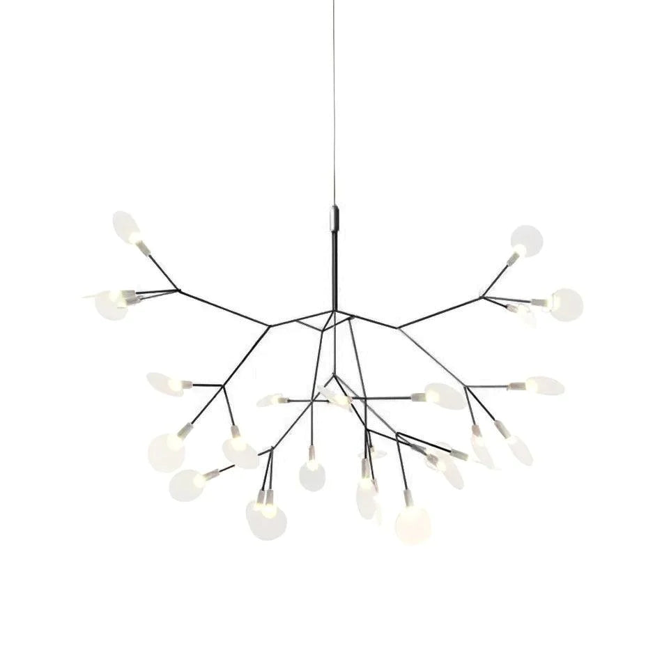 Lampa sufitowa LED Firefly Sputnik. Designerska, czarna do salonu, elegancka.