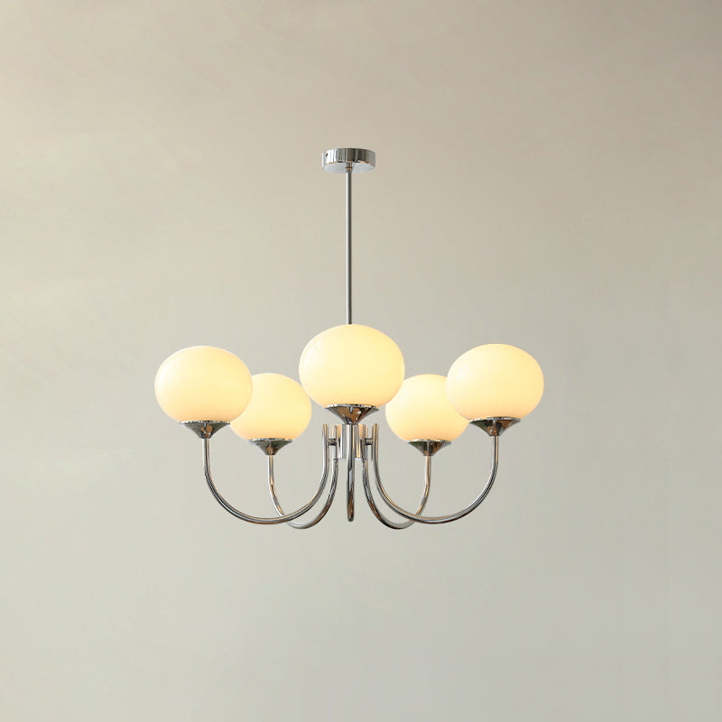Nowoczesna lampa, biała, regulowana, wielopunktowa, do loftu.