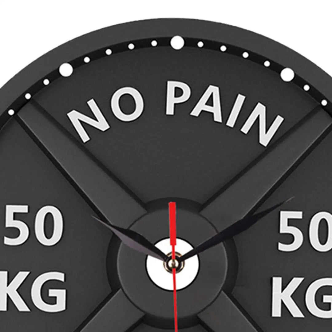 Duży zegar ścienny 3D z akrylu, nowoczesna dekoracja do każdego wnętrza. Sportowy design dla miłośników fitness.