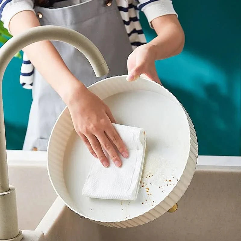 Obrotowy organizer lazy susan na blat kuchenny do przechowywania przypraw i słoików