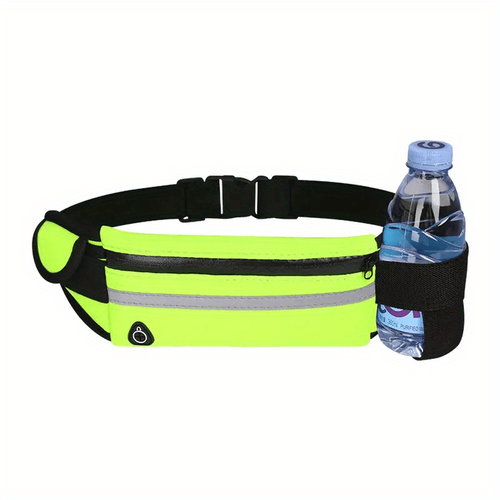 Nerka sportowa odblaskowa z uchwytem na telefon, wodoodporna torba na pas do biegania i aktywności fizycznej.