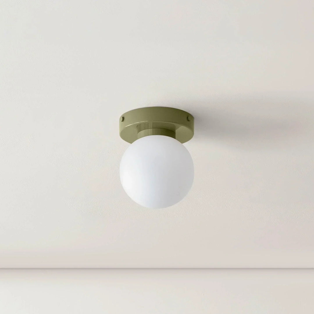 Przytulne oświetlenie ścienne LED, skandynawski design, okrągły kinkiet do domu.