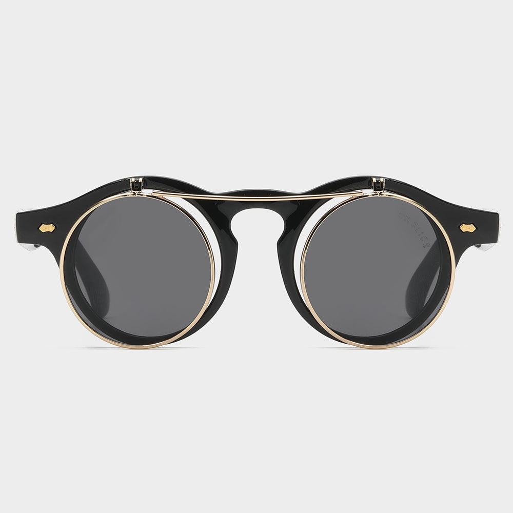 Komfortowe okulary unisex z podnoszonymi soczewkami, ochrona UV400.