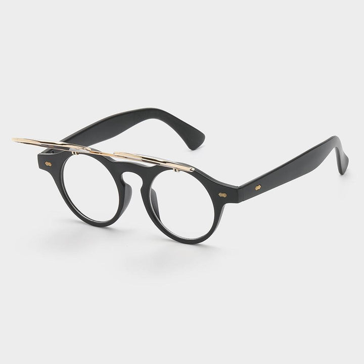 Unisex okulary przeciwsłoneczne z innowacyjnym systemem flip-up.