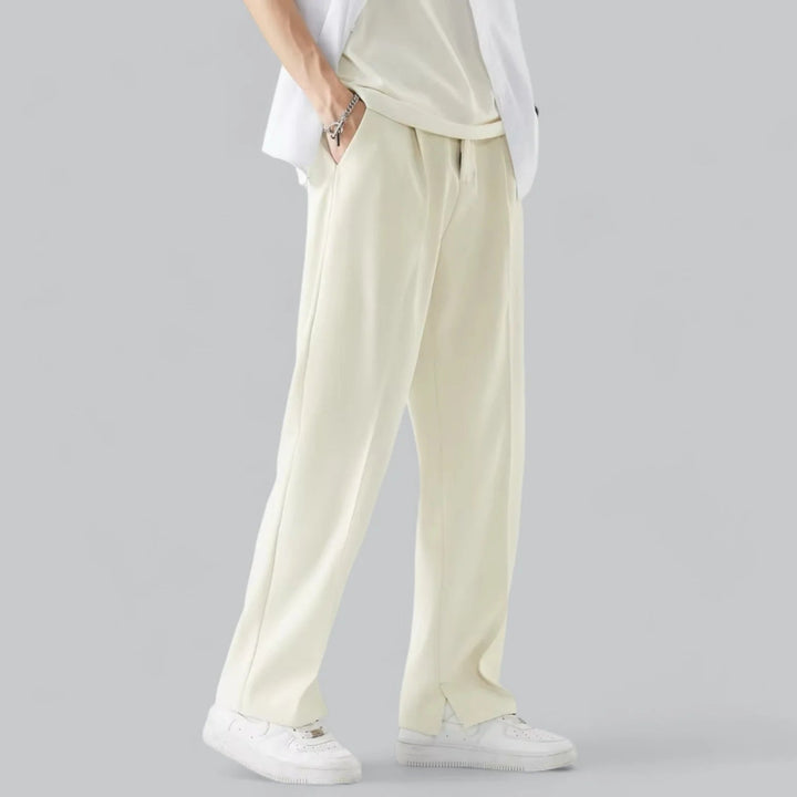 Luźne spodnie męskie o modnym kroju casual na co dzień