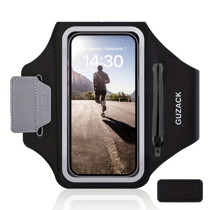 Sportowa opaska na ramię na telefon. Idealne akcesorium do biegania, ćwiczeń i fitnessu.