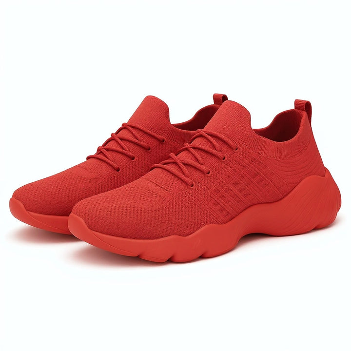 Czarne męskie sneakersy ortopedyczne na co dzień