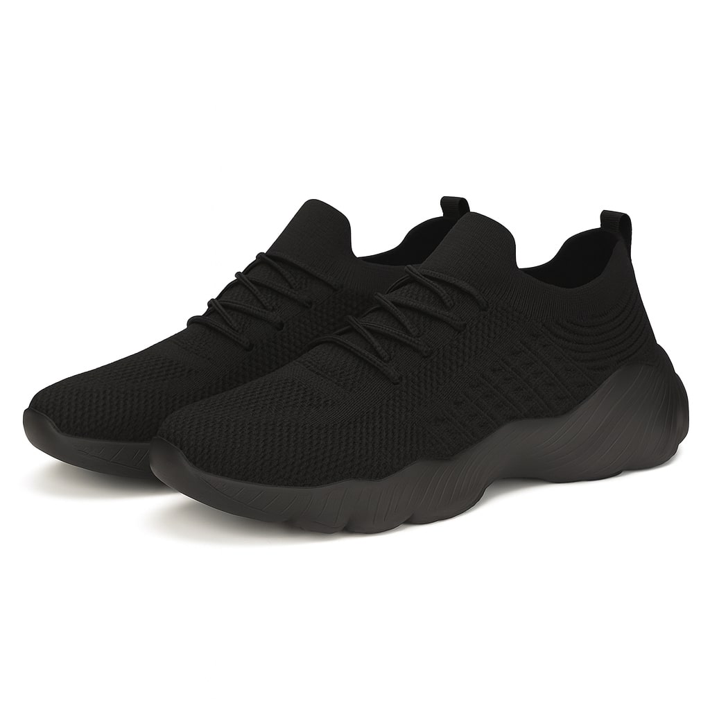 Szare męskie sneakersy ortopedyczne sznurowane, wygodne obuwie codzienne