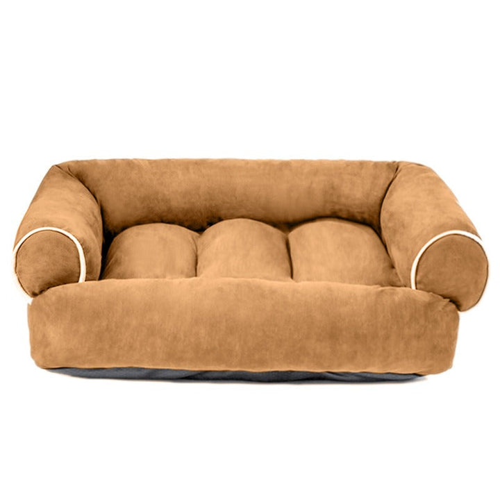 Ortopedyczna sofa dla psa z pianki memory, zapewnia komfort i wsparcie stawów, idealna dla każdego pupila.