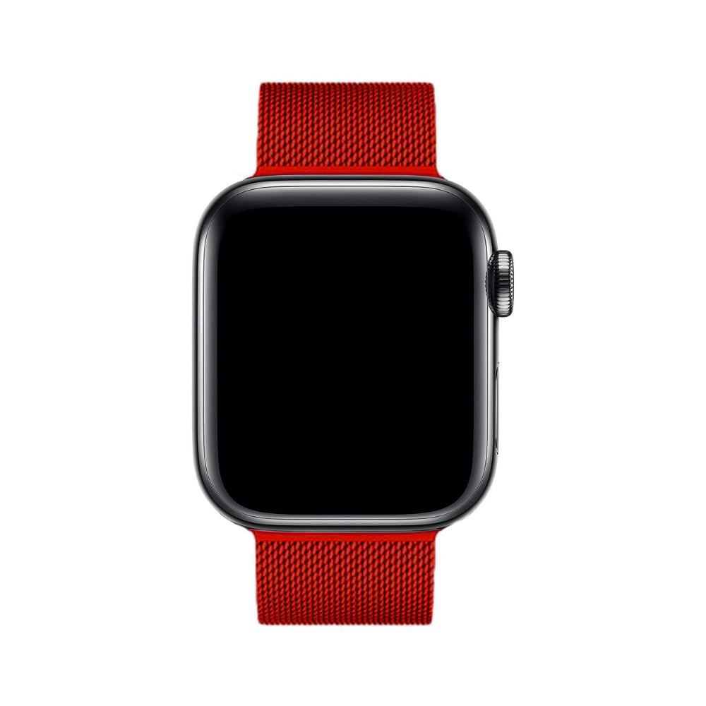 Złota bransoleta Milanese Loop do zegarka Apple Watch o drobnym splocie