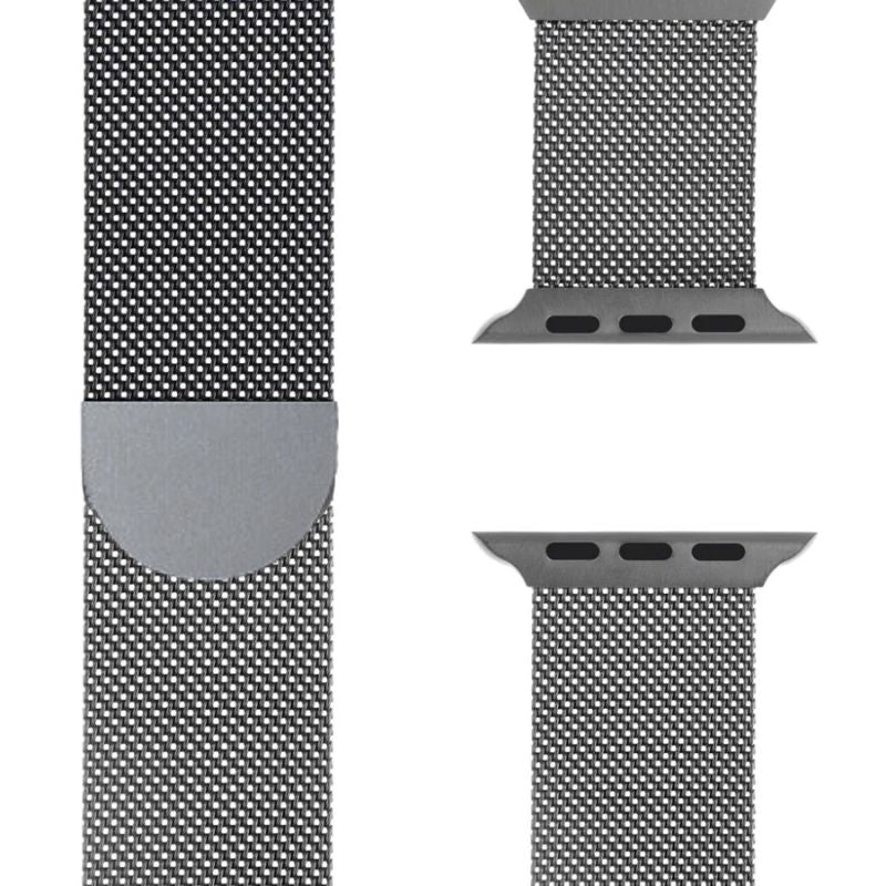 Modny pasek Milanese w kolorze rose gold do Apple Watch