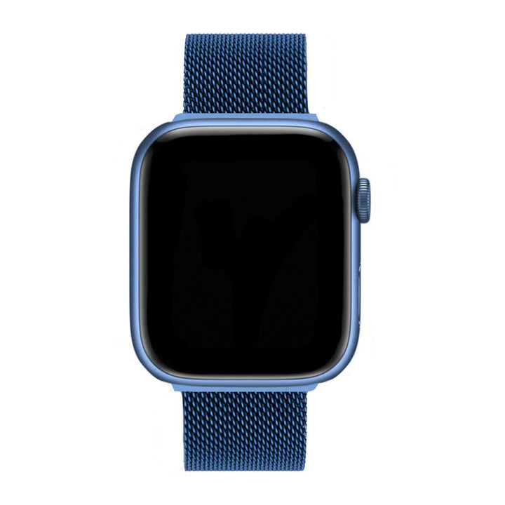 Elegancki stalowy pasek Milanese do Apple Watch w kolorze srebrnym