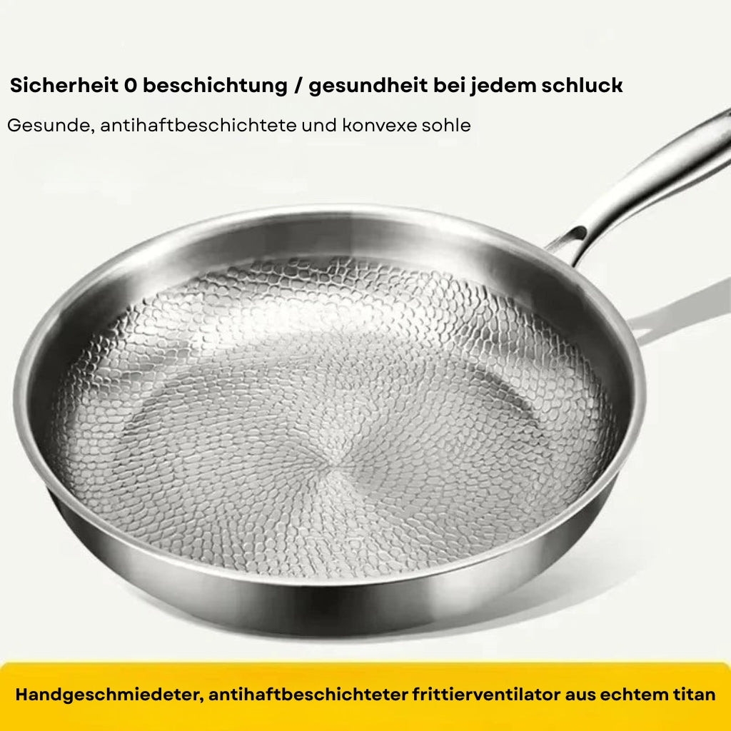 Czarna patelnia nieprzywierająca na indukcję. Ergonomiczny uchwyt, bezpieczne i komfortowe smażenie. Szybkie posiłki.