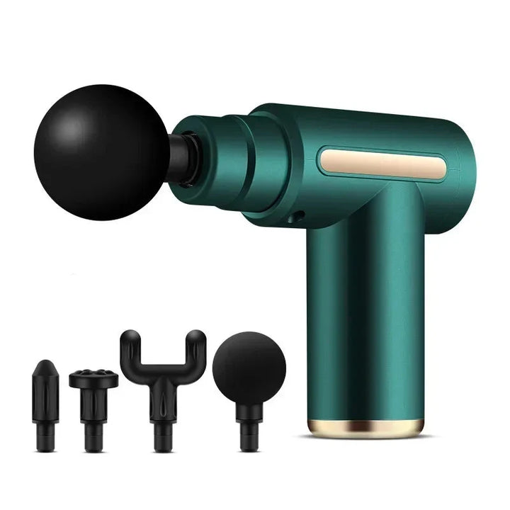 Ergonomiczny pistolet do masażu USB. Używany do rozluźniania napiętych mięśni, poprawia zdrowie i wellness.