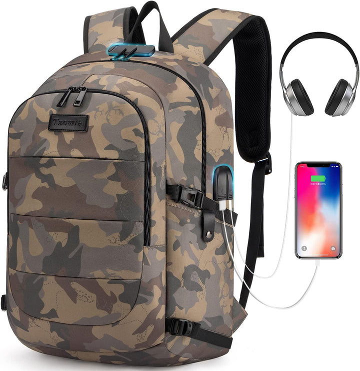 Plecak antywłamaniowy unisex, z portem USB i komorą na laptopa, do 15.6 cala.