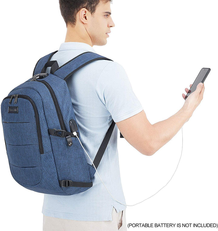 Ergonomiczny plecak turystyczny 30-50L z przegrodą na laptopa i portem USB.