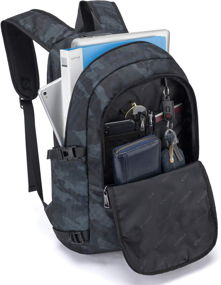 Uniwersalny plecak 30-50L, antywłamaniowy, z portem USB, idealny do pracy i podróży.