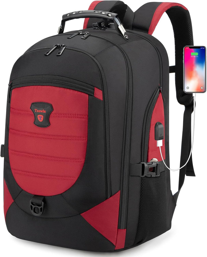 Plecak na laptopa 17.3" wodoodporny, antykradzieżowy z portem USB, idealny do podróży i pracy.
