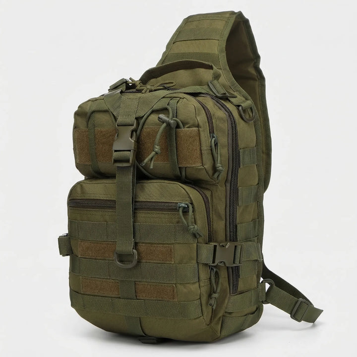 Strikepak – taktyczny ruksak z przodu, z modułowym systemem MOLLE.