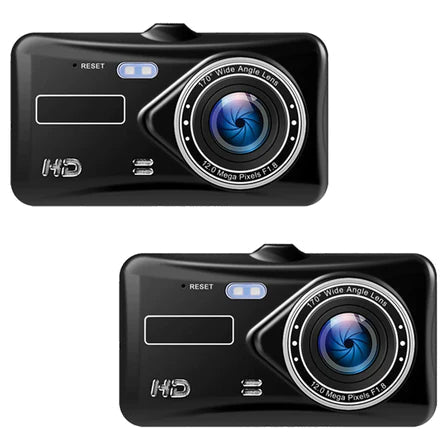 Auto kamera przód i tył nagrywająca w Full HD, zapewnia wyraźne dowody w razie zdarzeń.