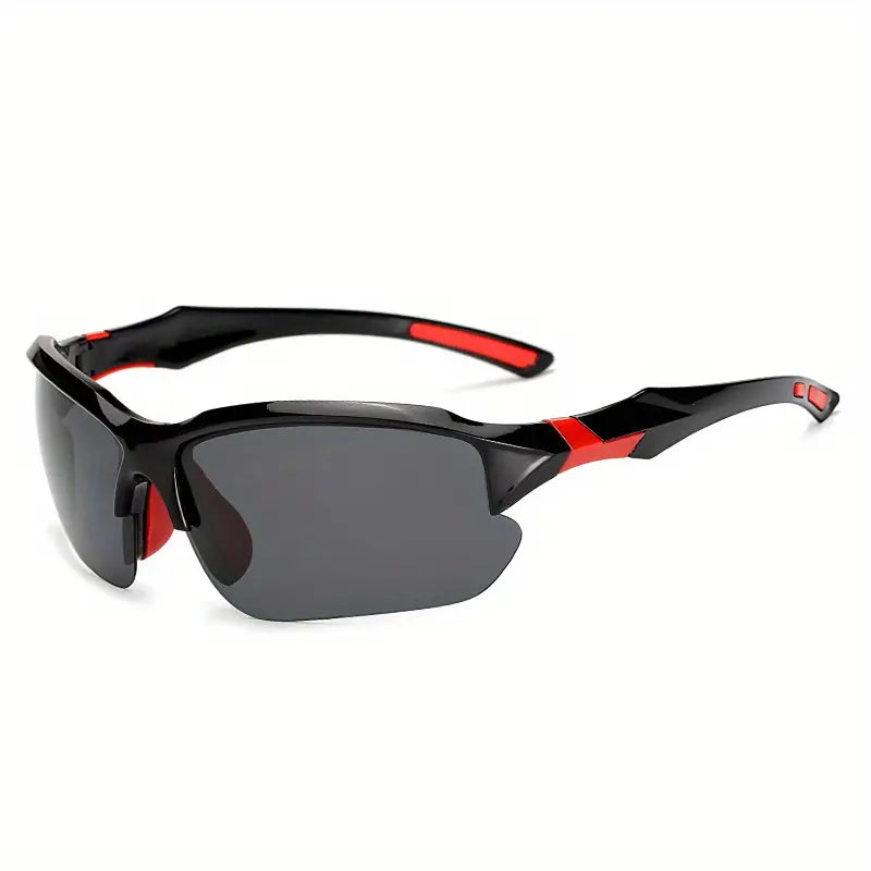 Sportowe okulary przeciwsłoneczne AdventureVision w wersji czarno-czerwonej
